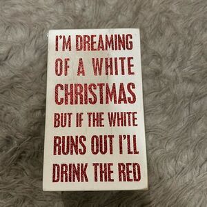 Primitives by Kathy I’m dreaming of a white Christmas wine holder‎